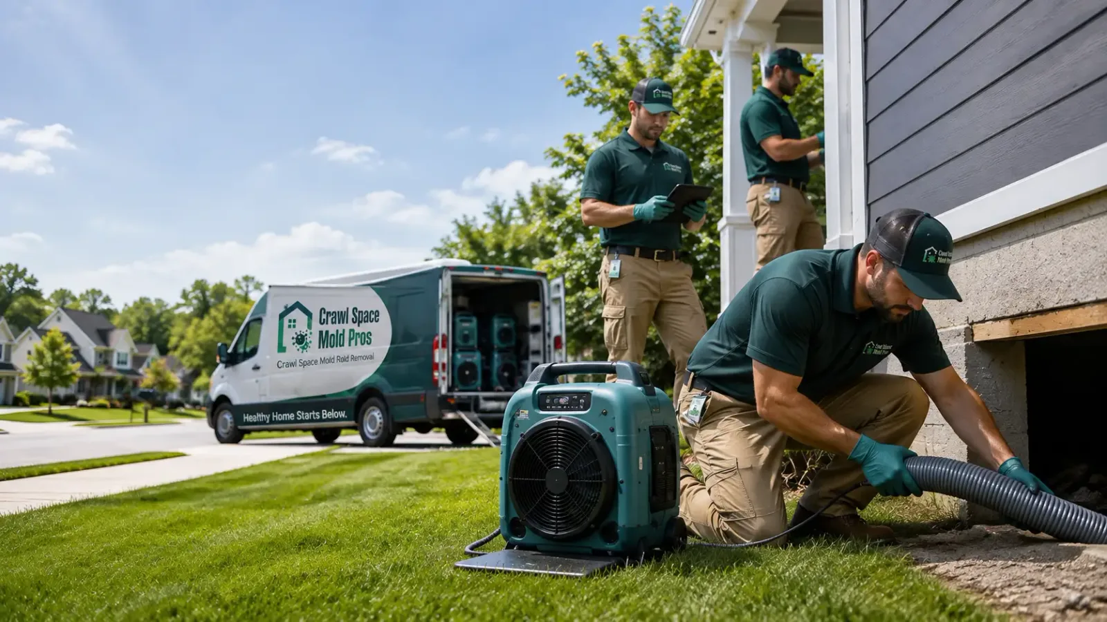 Crawl Space Mold Removal in Barnesville, MD